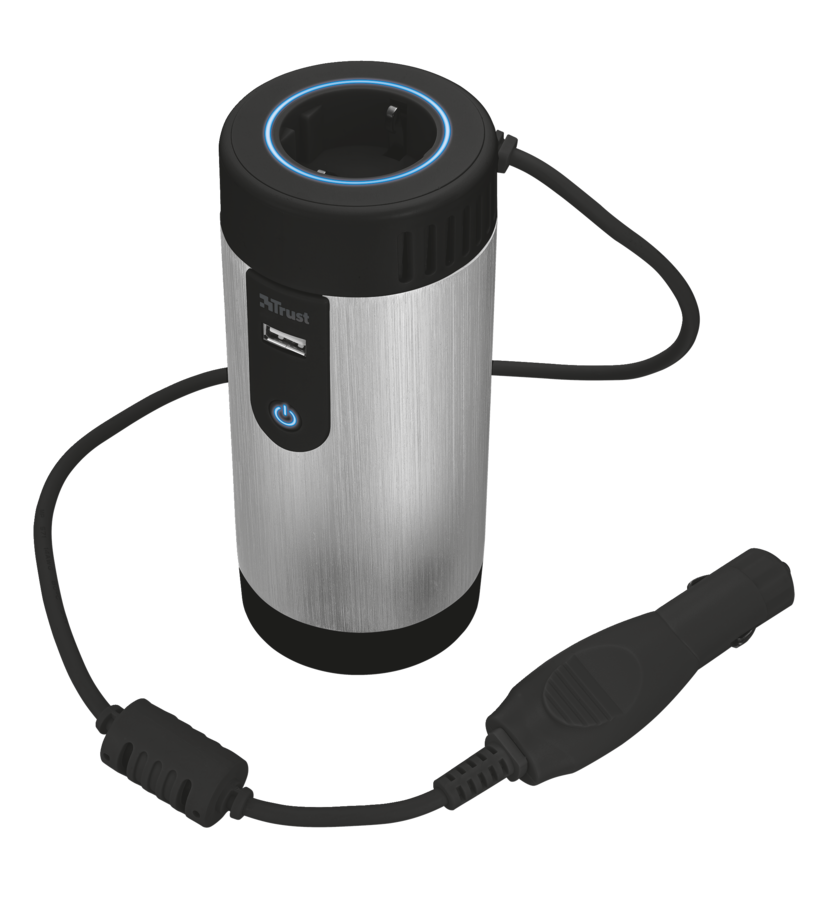 portable car charger front view
