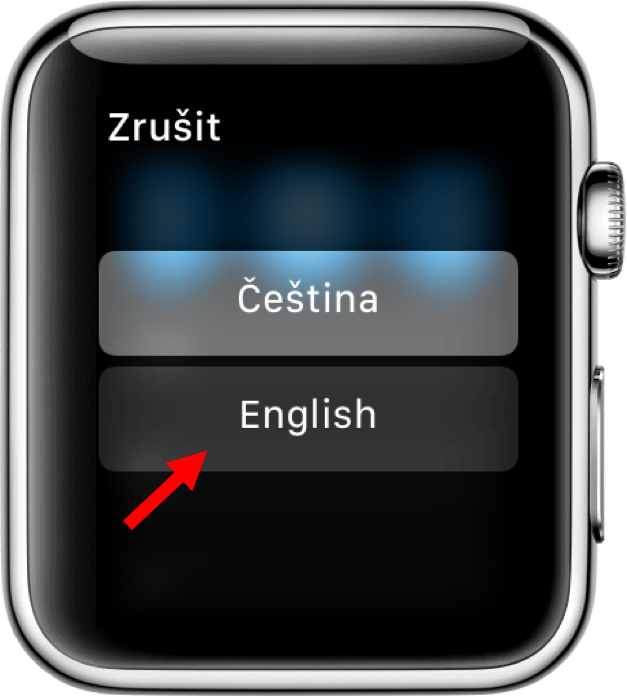 smartwatch language english selection