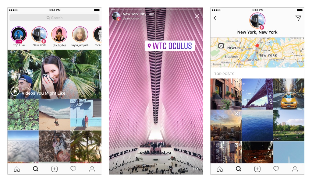 instagram location tags