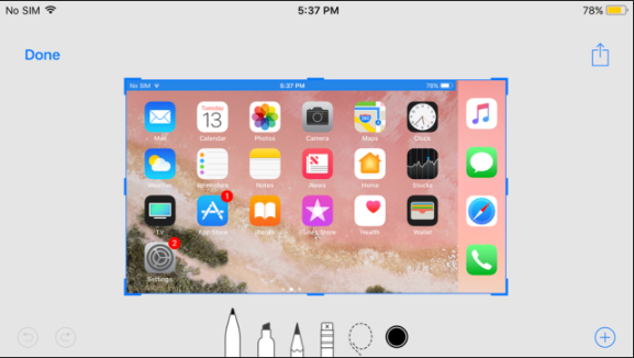 ios screenshot editing tools