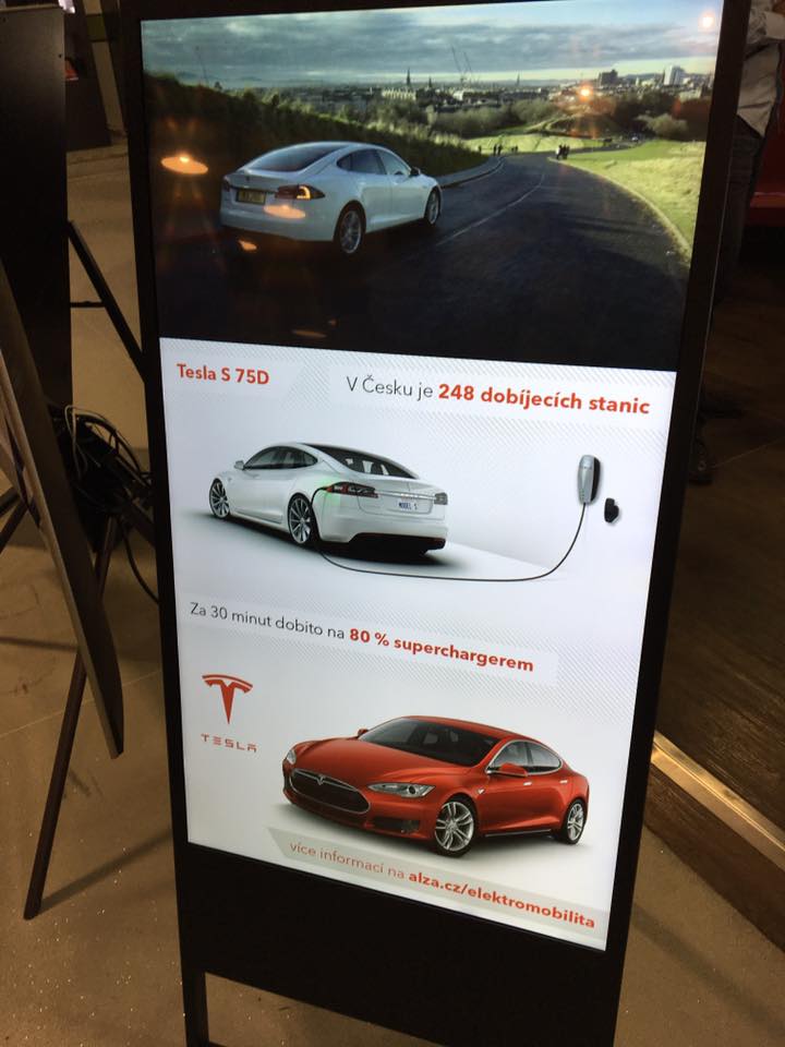 tesla charging stations poster