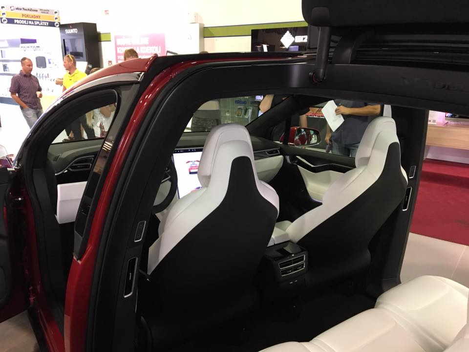 tesla model x interior