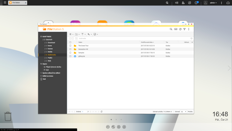 file management software interface