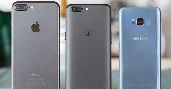 iPhone 7 vs Galaxy S8 vs OnePlus 5 FB iPhone 7 vs Galaxy S8 vs OnePlus 5 FB