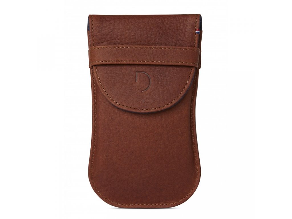 brown leather case front