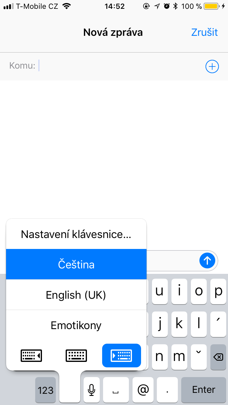 keyboard language settings