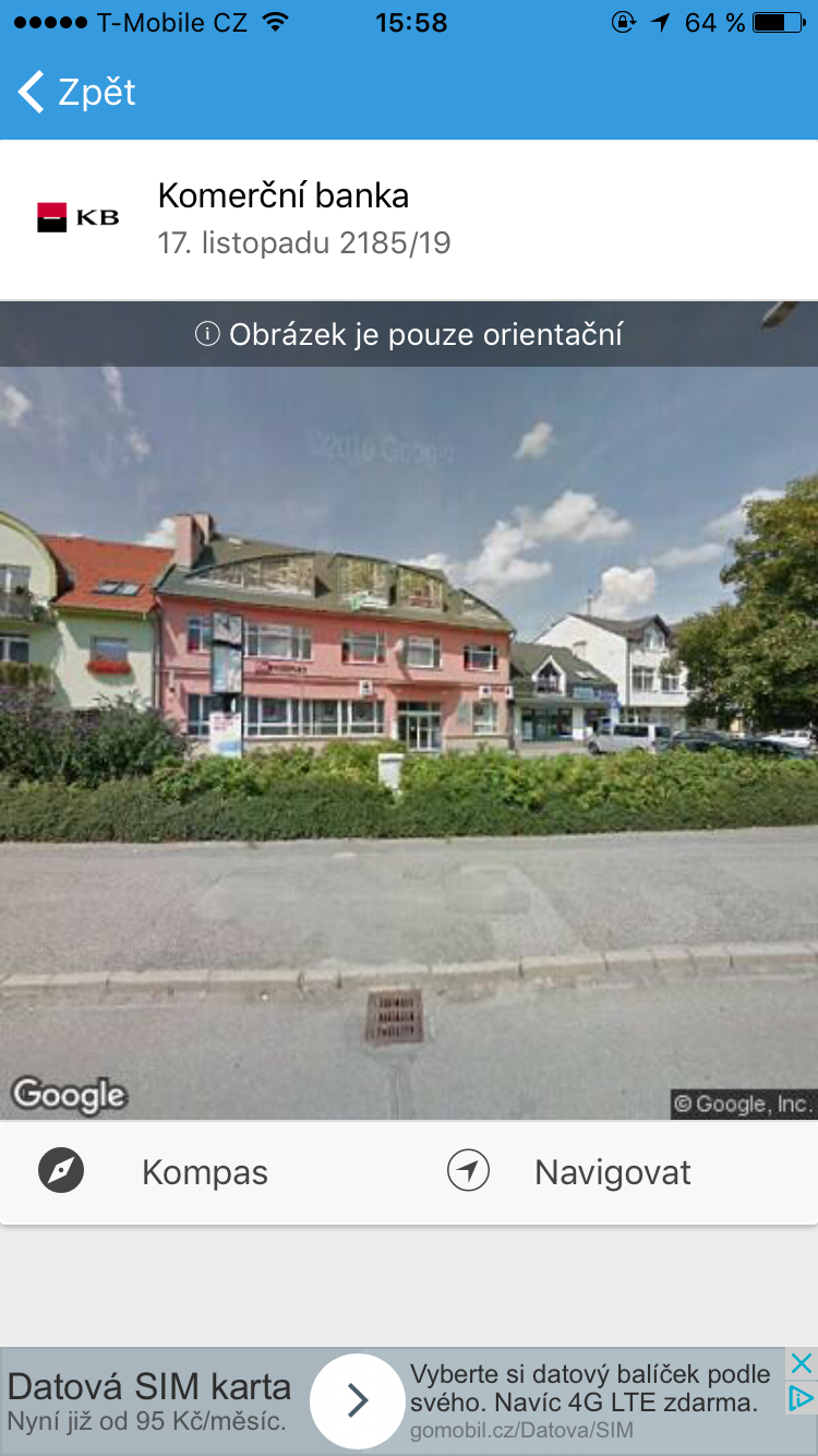 street view bank location