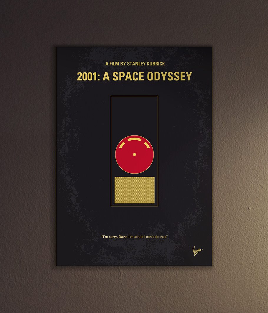 2001 a space odyssey hal poster