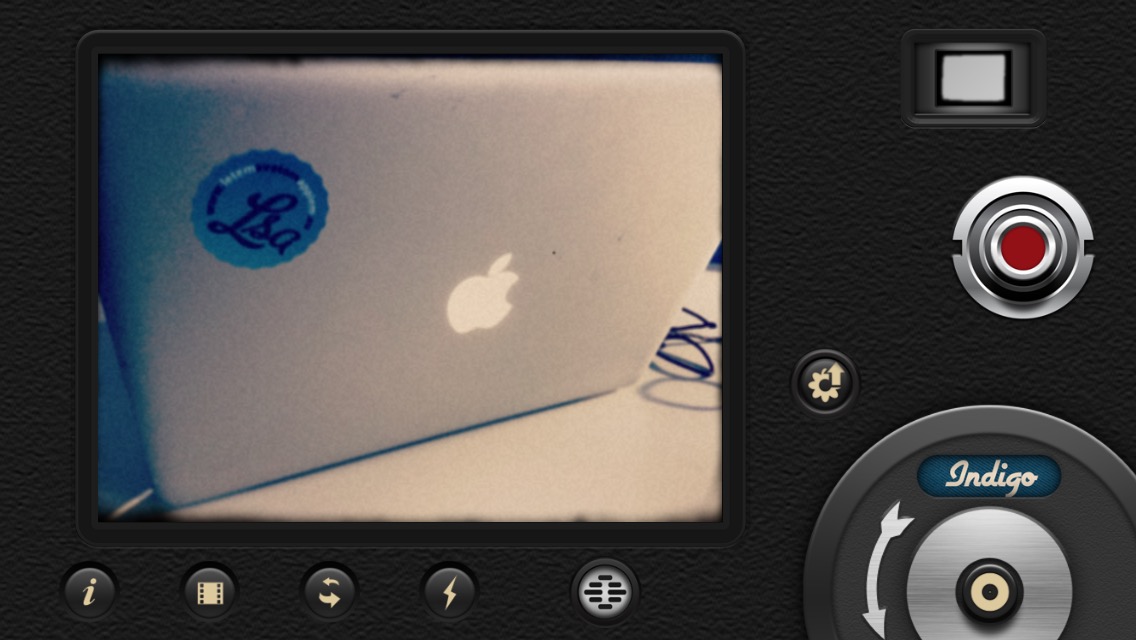 apple laptop camera effect