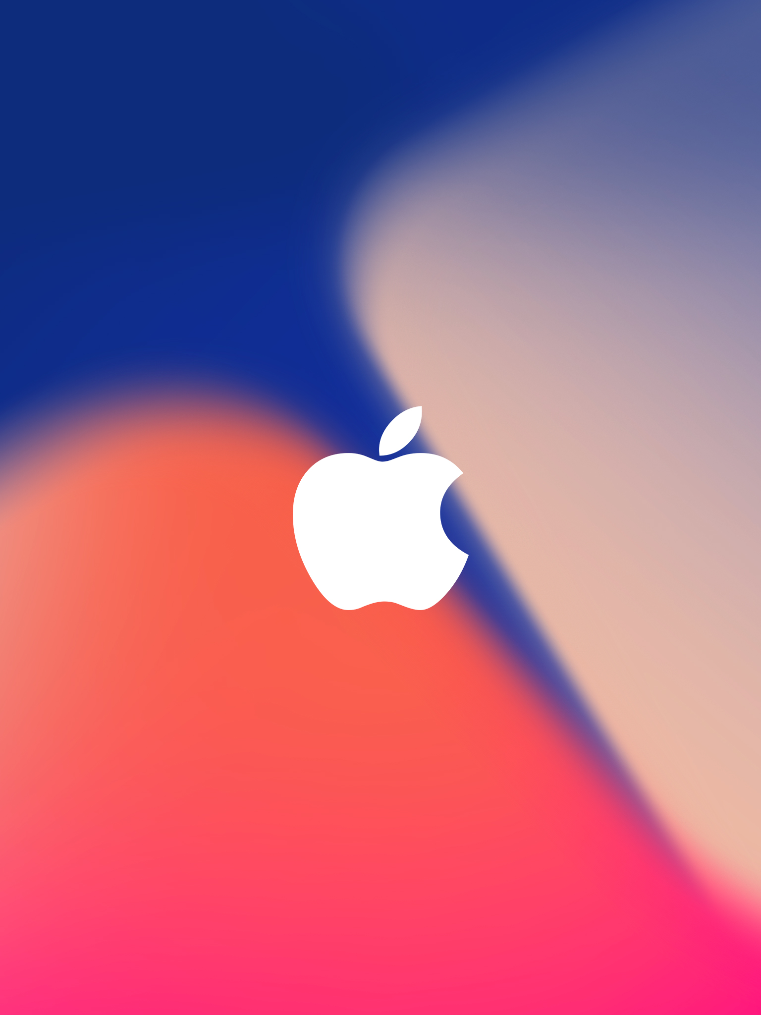 apple logo blurred background vertical