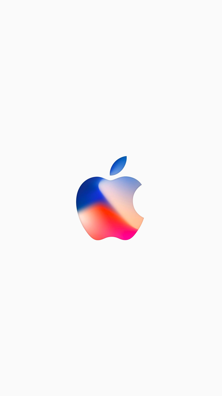 apple logo colorful