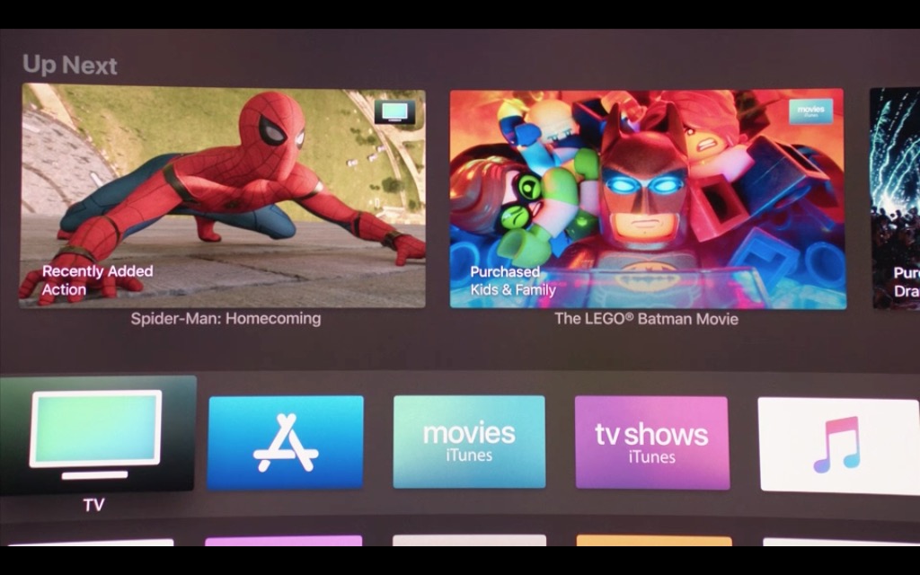 apple tv interface
