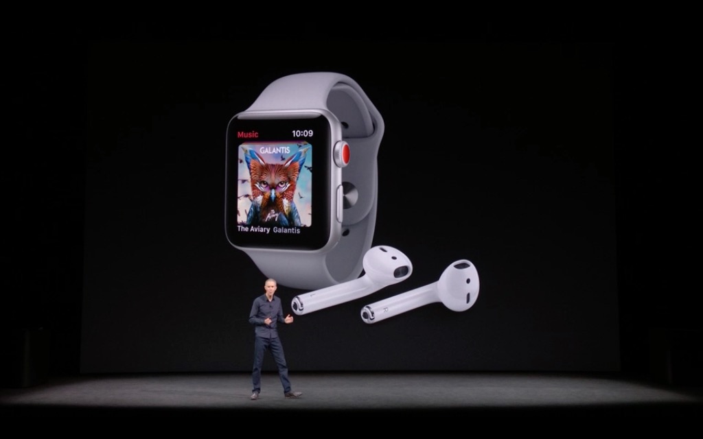 apple watch airpods music