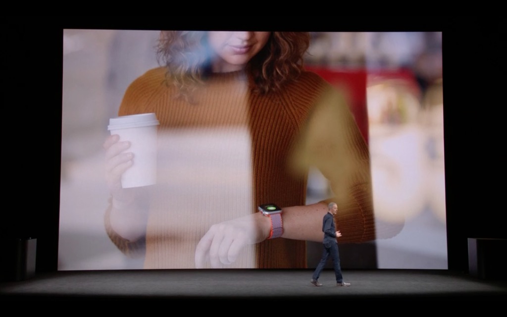 apple watch coffee shop