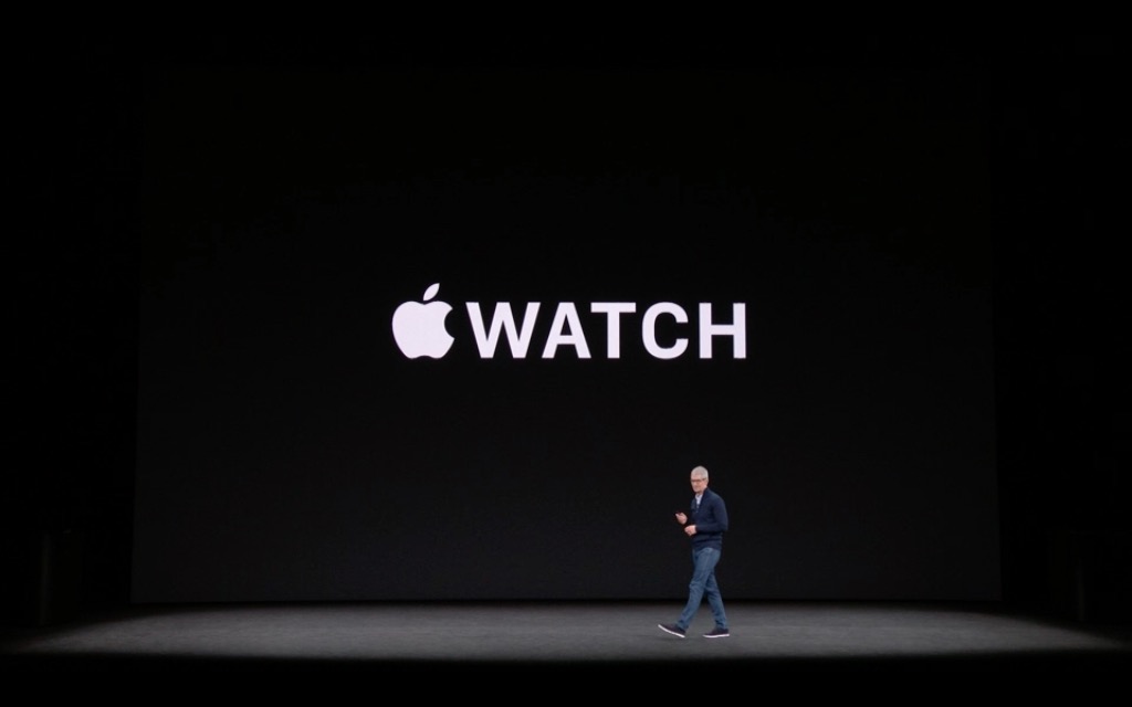 apple watch logo presentation