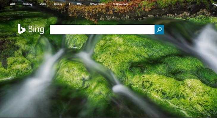 bing search homepage