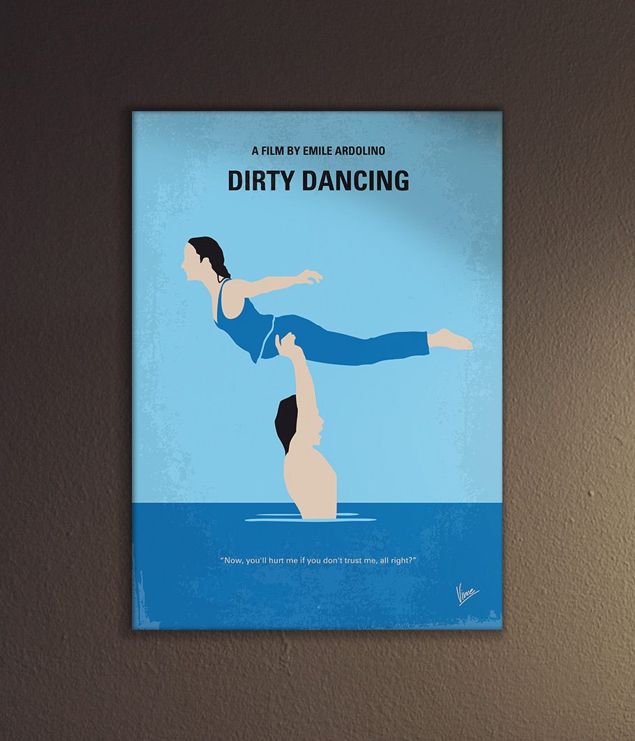 dirty dancing minimalist poster