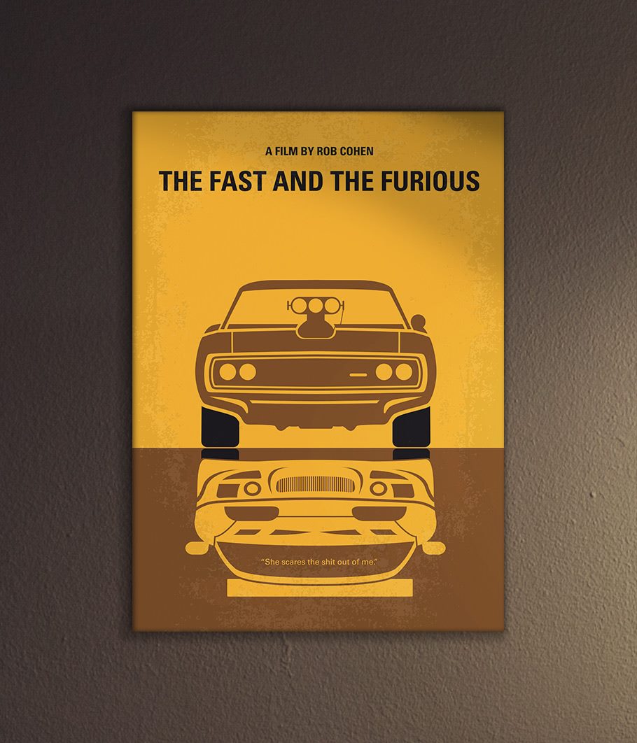 fast and furious minimalist poster
