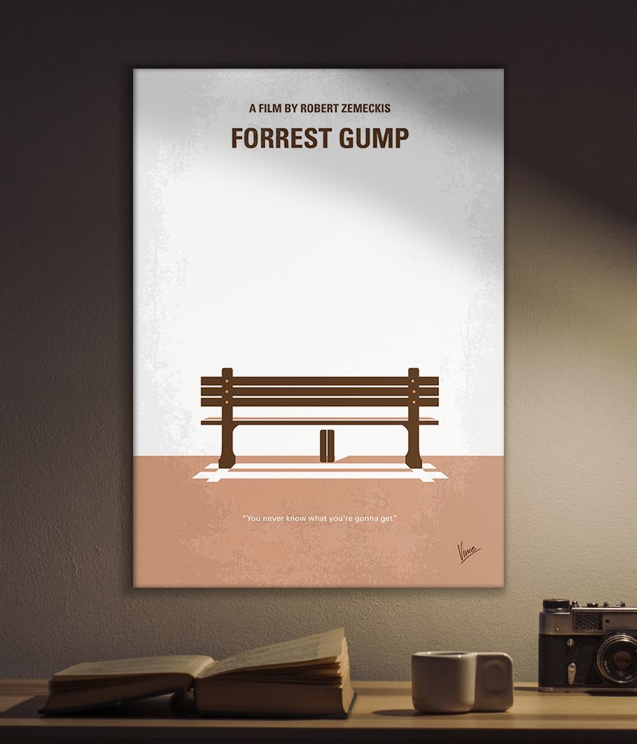 forrest gump minimalist poster
