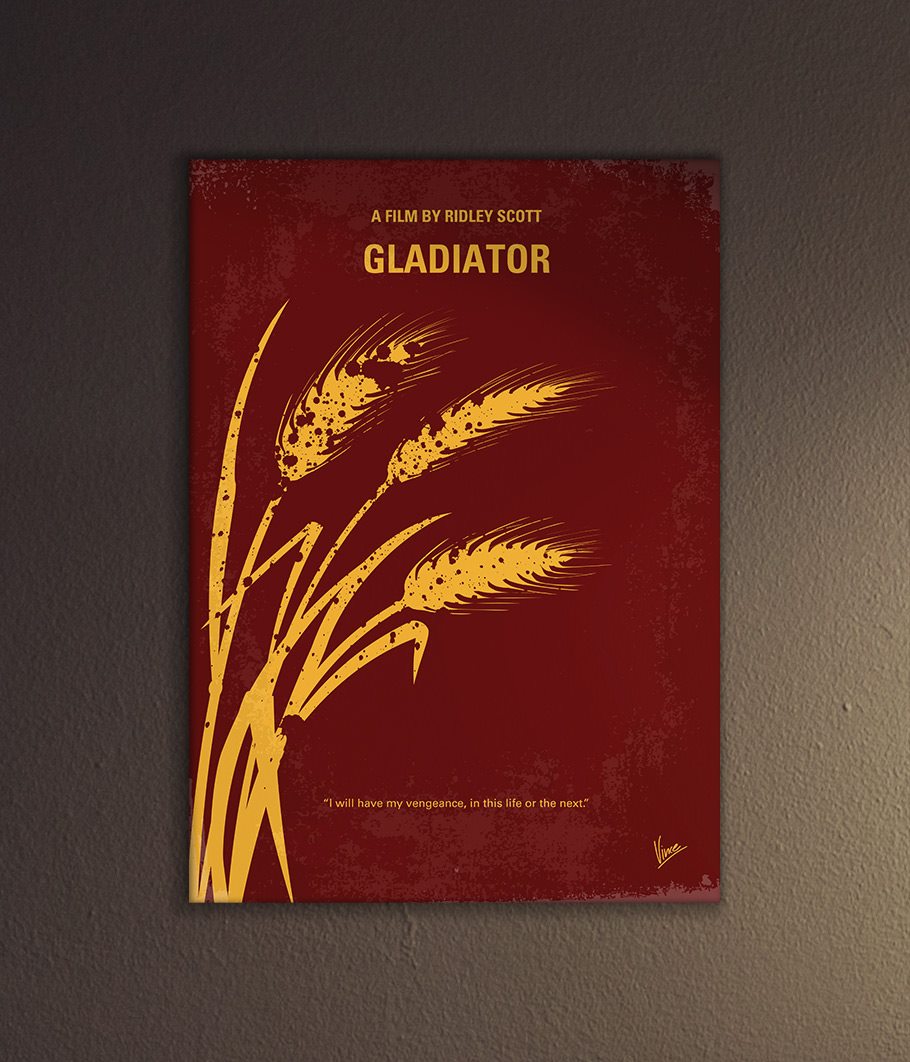 gladiator minimalist poster