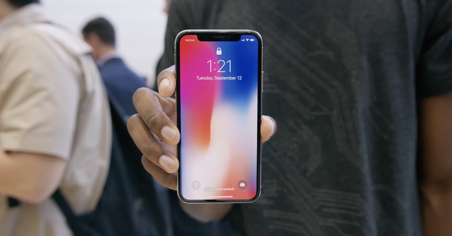 iPhone X front FB