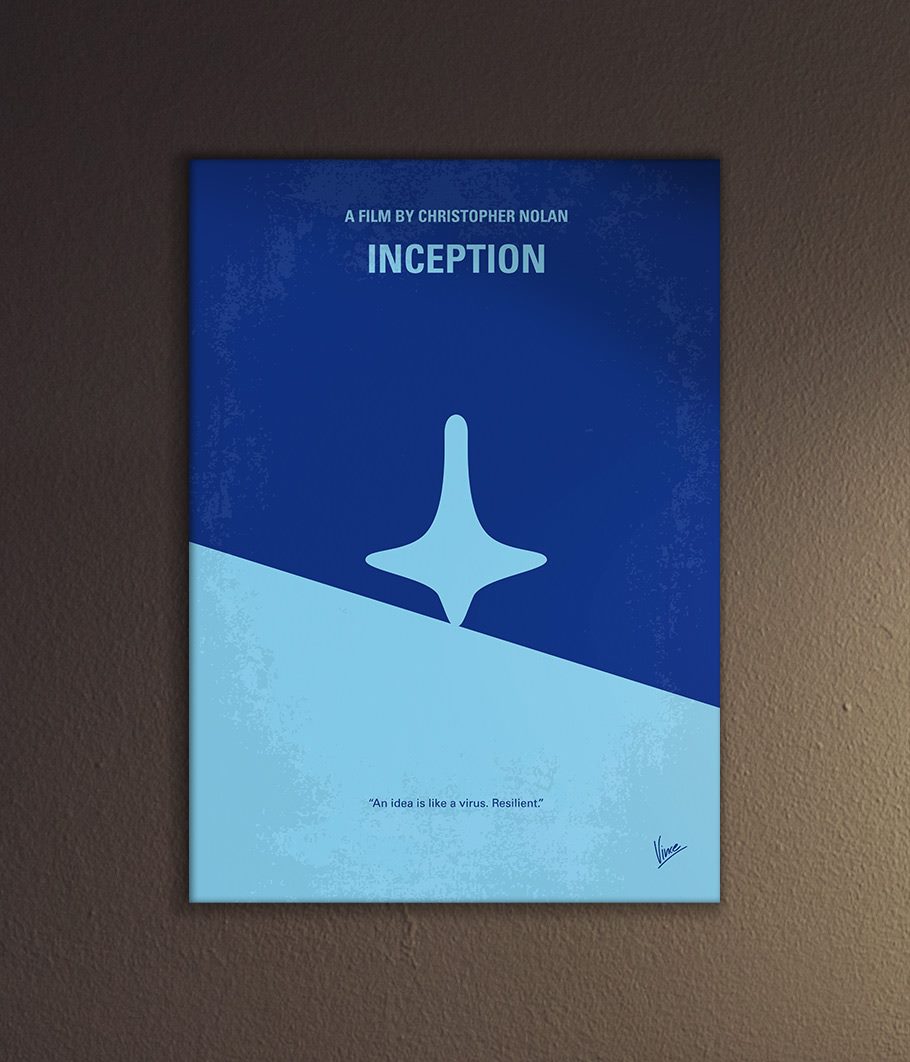 inception minimalist poster