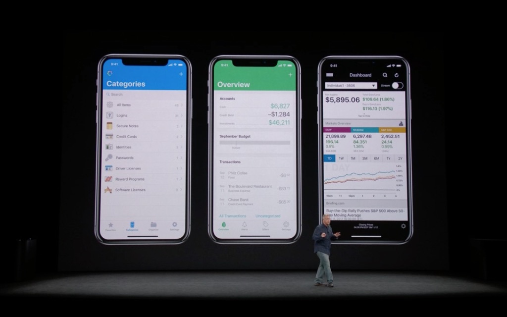 iphone apps display presentation