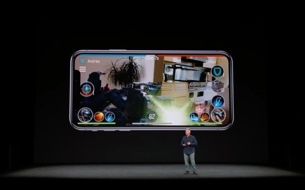 iphone gaming display presentation