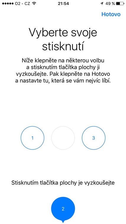 iphone home button selection