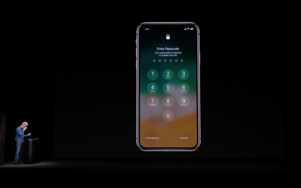iphone passcode screen presentation