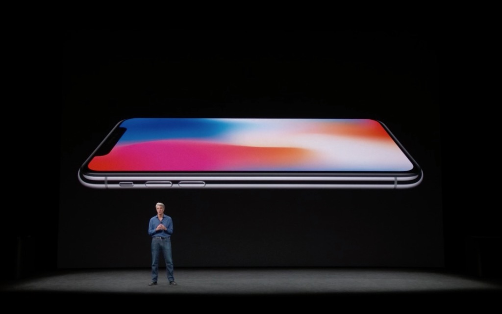iphone x side view presentation