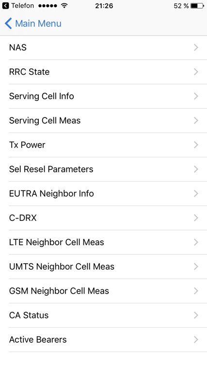 network settings menu