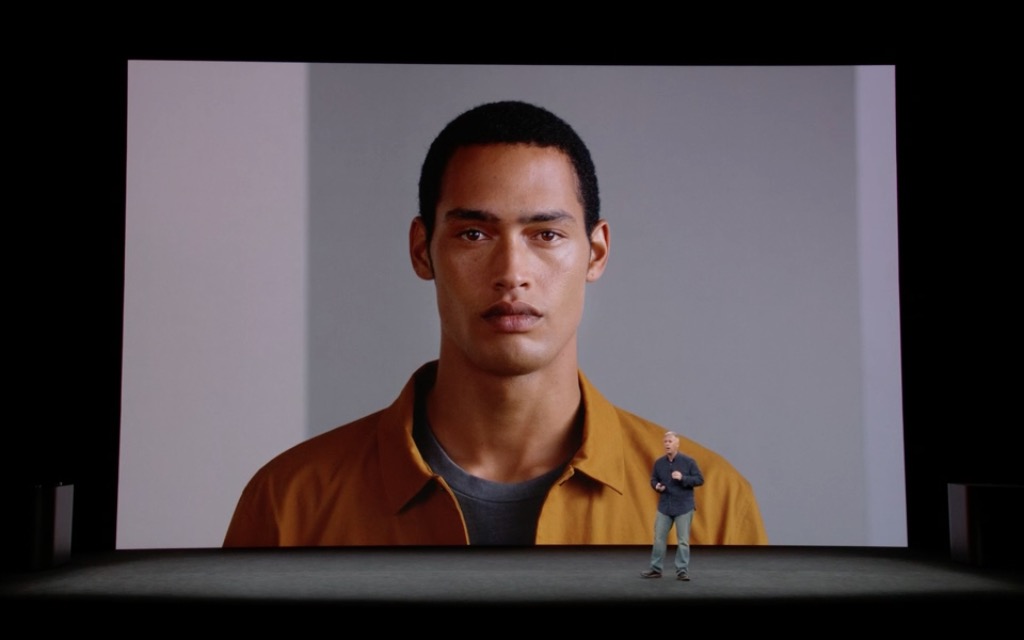 portrait fashion presentation