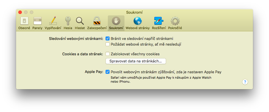 privacy settings browser