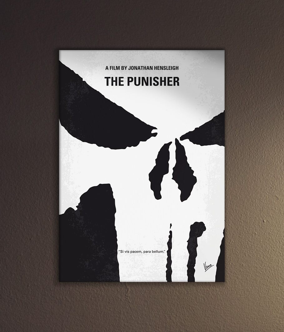 punisher minimalist poster