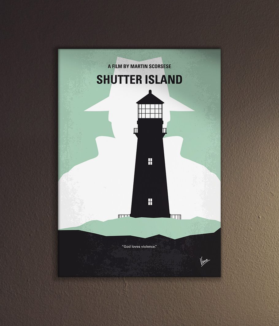 shutter island minimalist poster