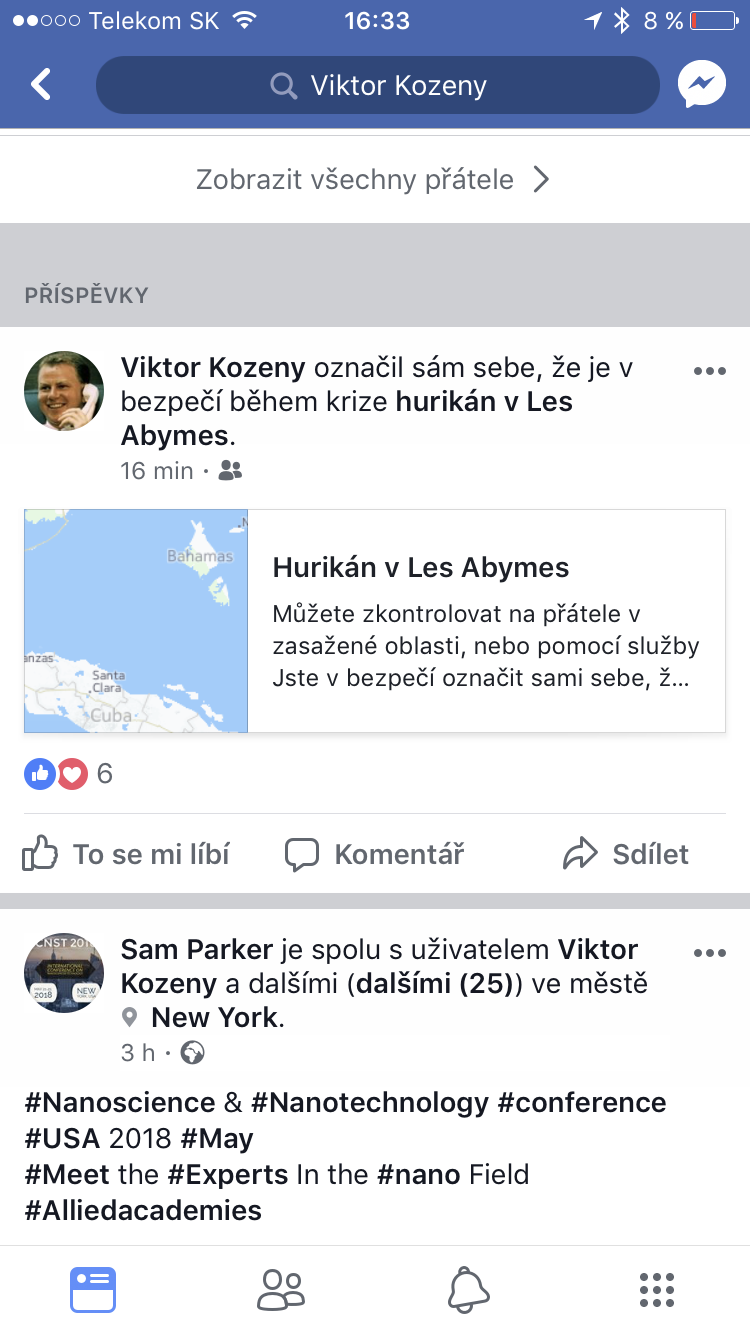 social media post hurricane