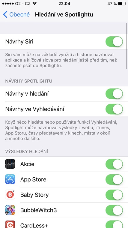 spotlight search results