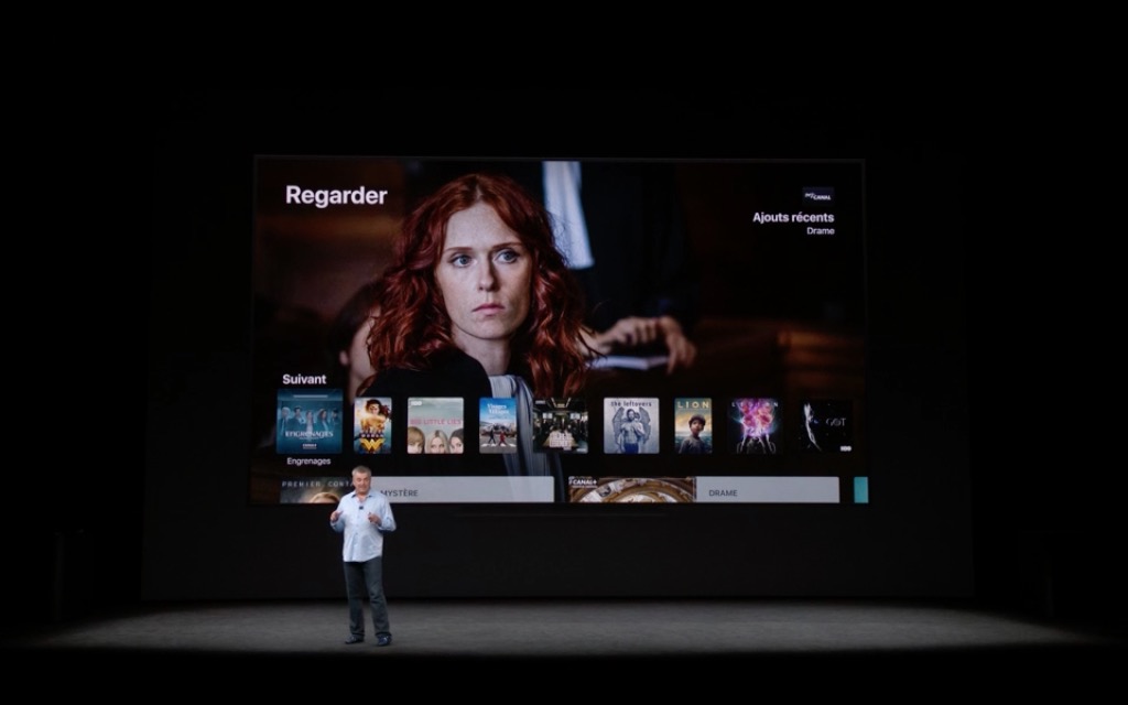 streaming service interface