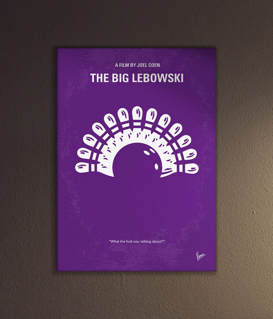 the big lebowski bowling poster
