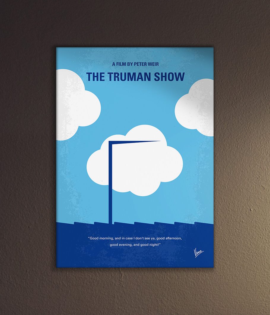 the truman show cloud door poster