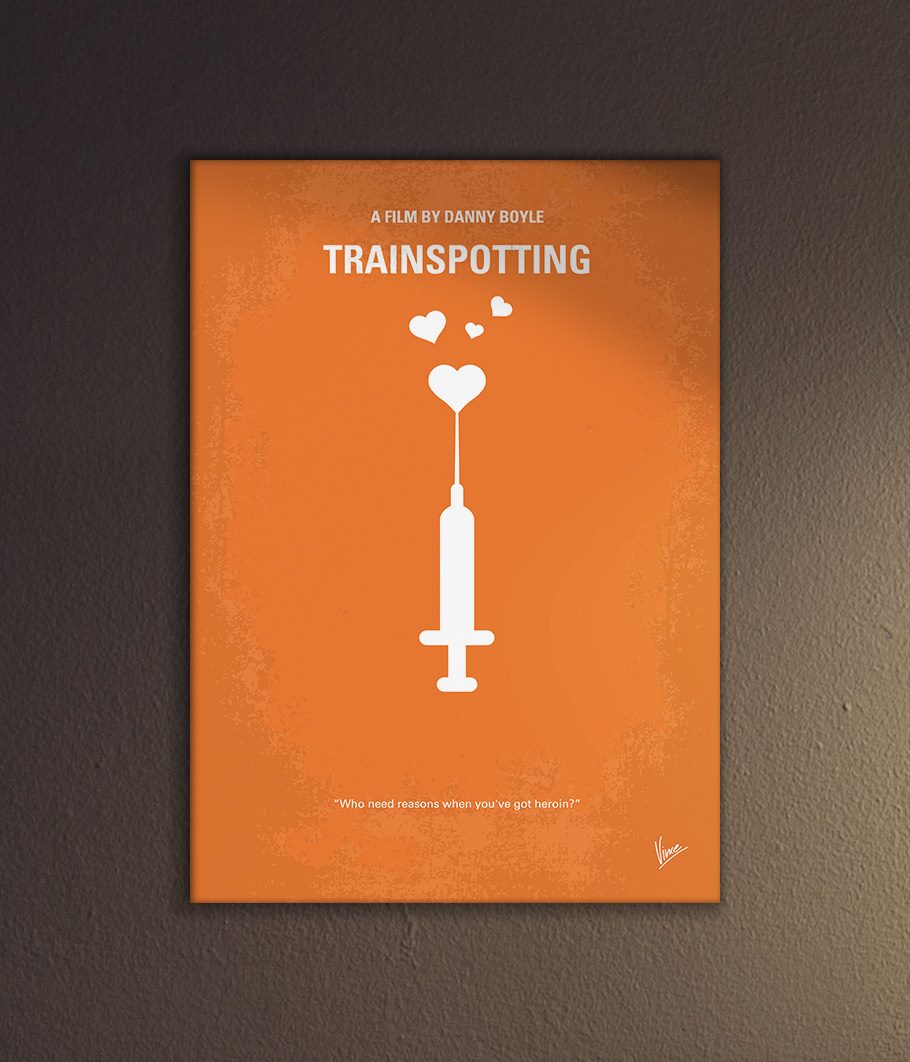 trainspotting minimalist poster