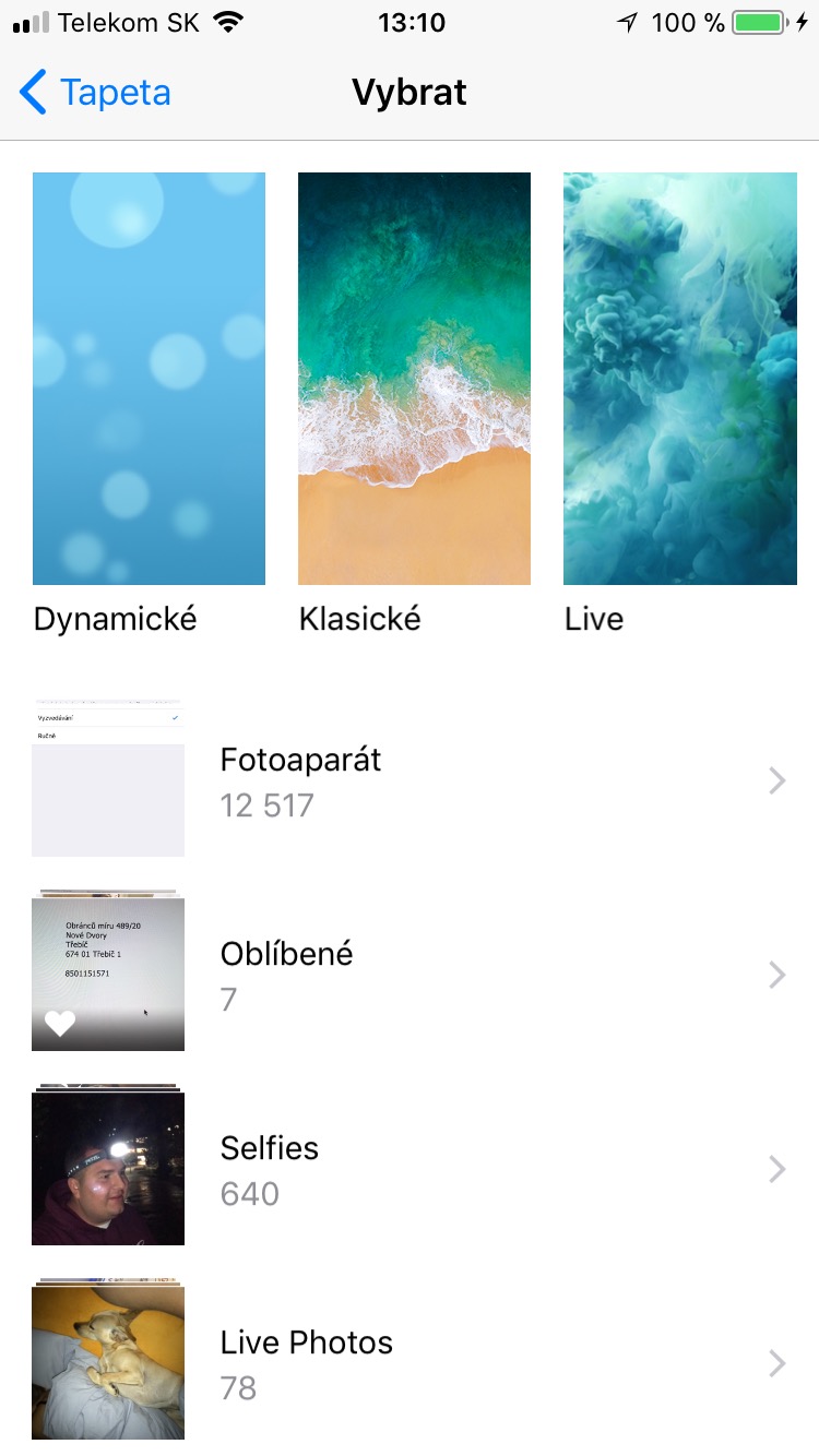 wallpaper selection options