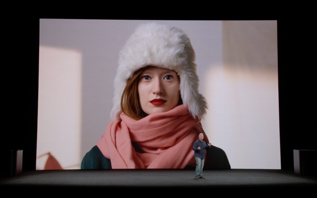 winter fashion portrait