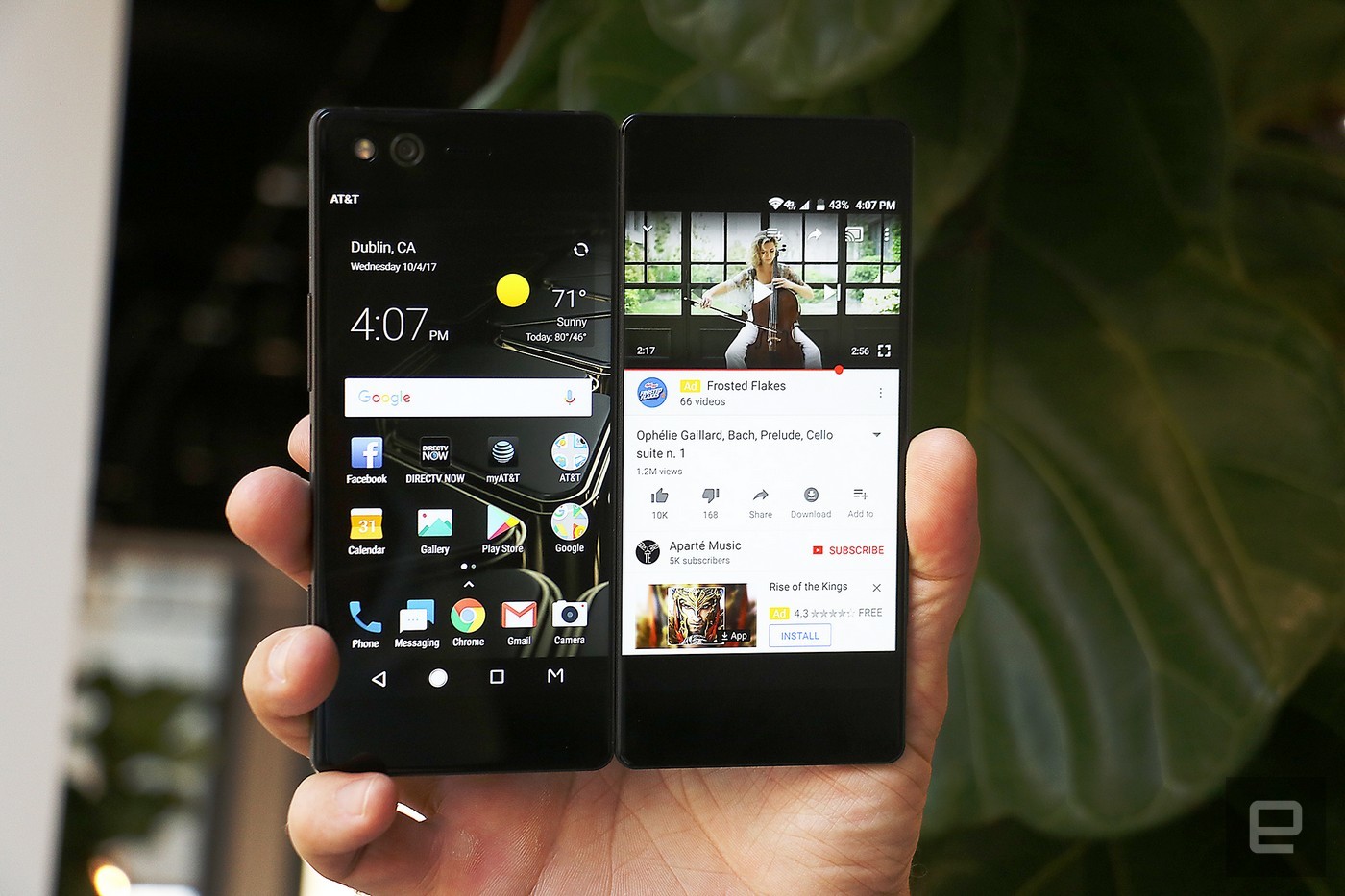 dual screen smartphone youtube