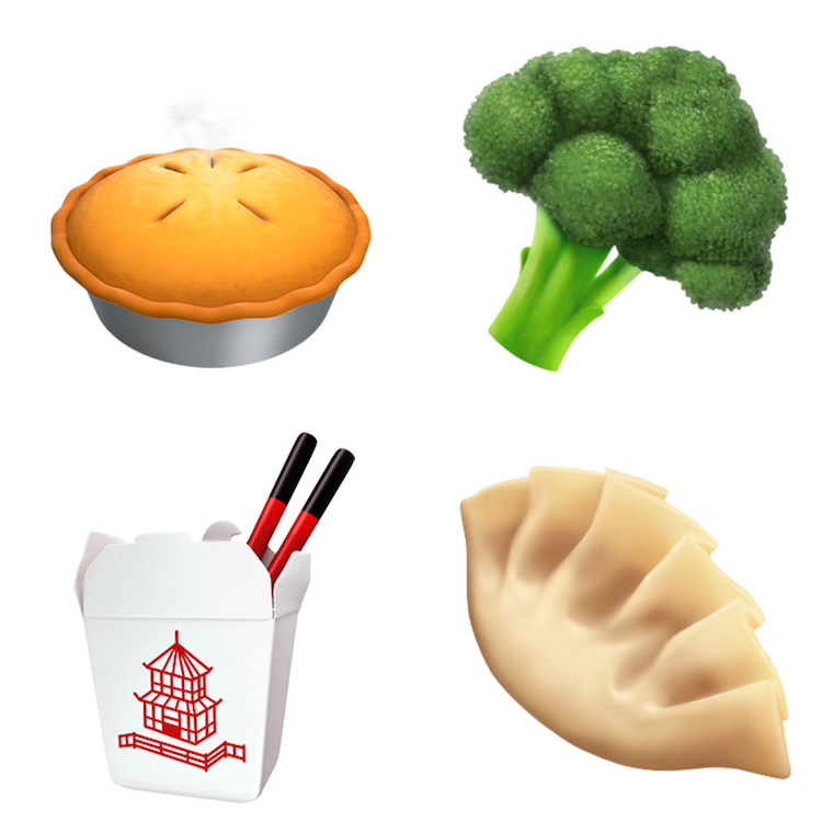 food illustrations pie broccoli