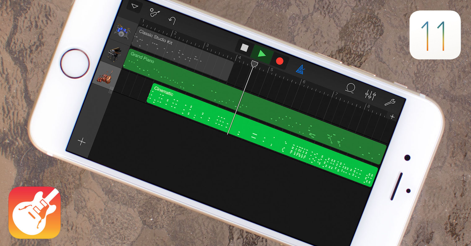 garageband-iOS 11 garageband-iOS 11