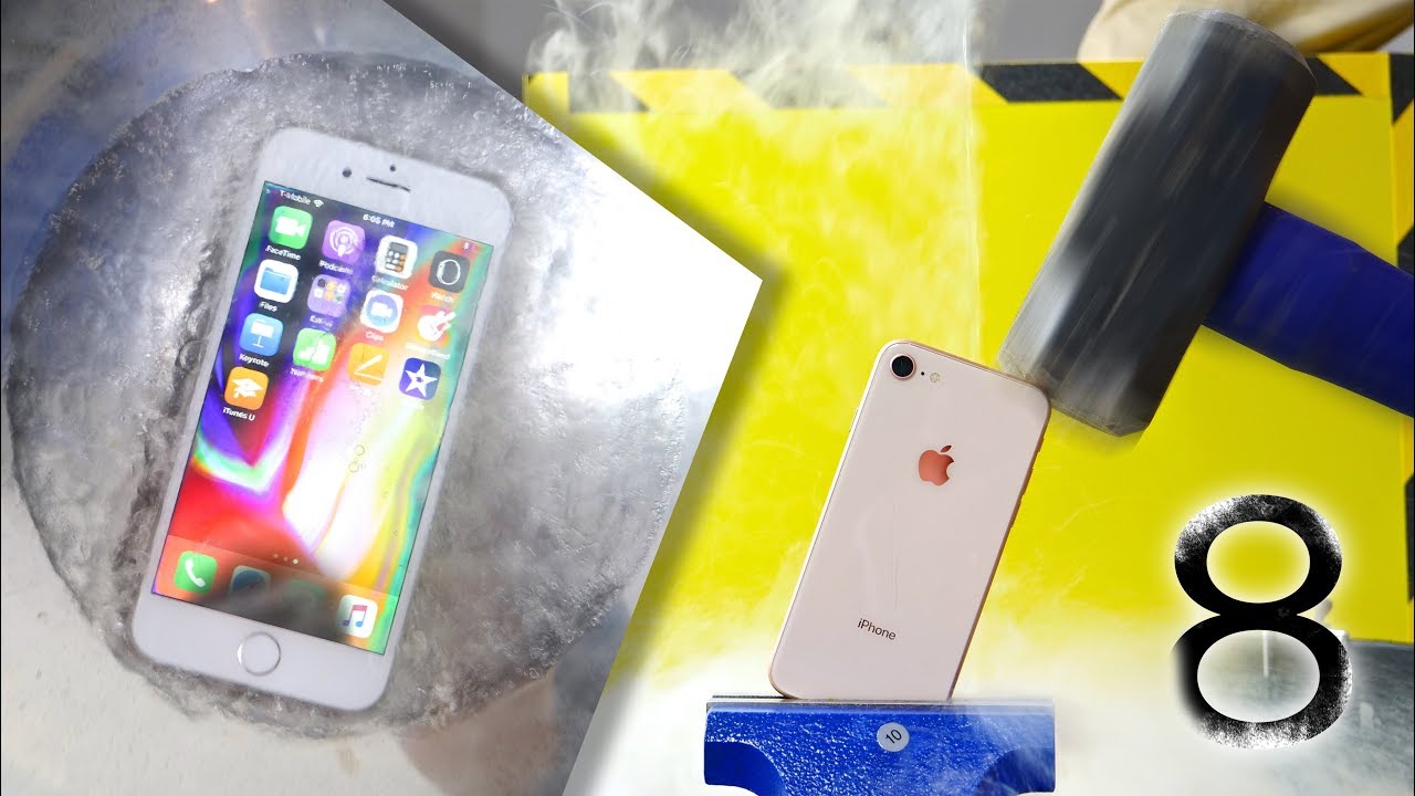 iPhone 8 vs Liquid Nitrogen