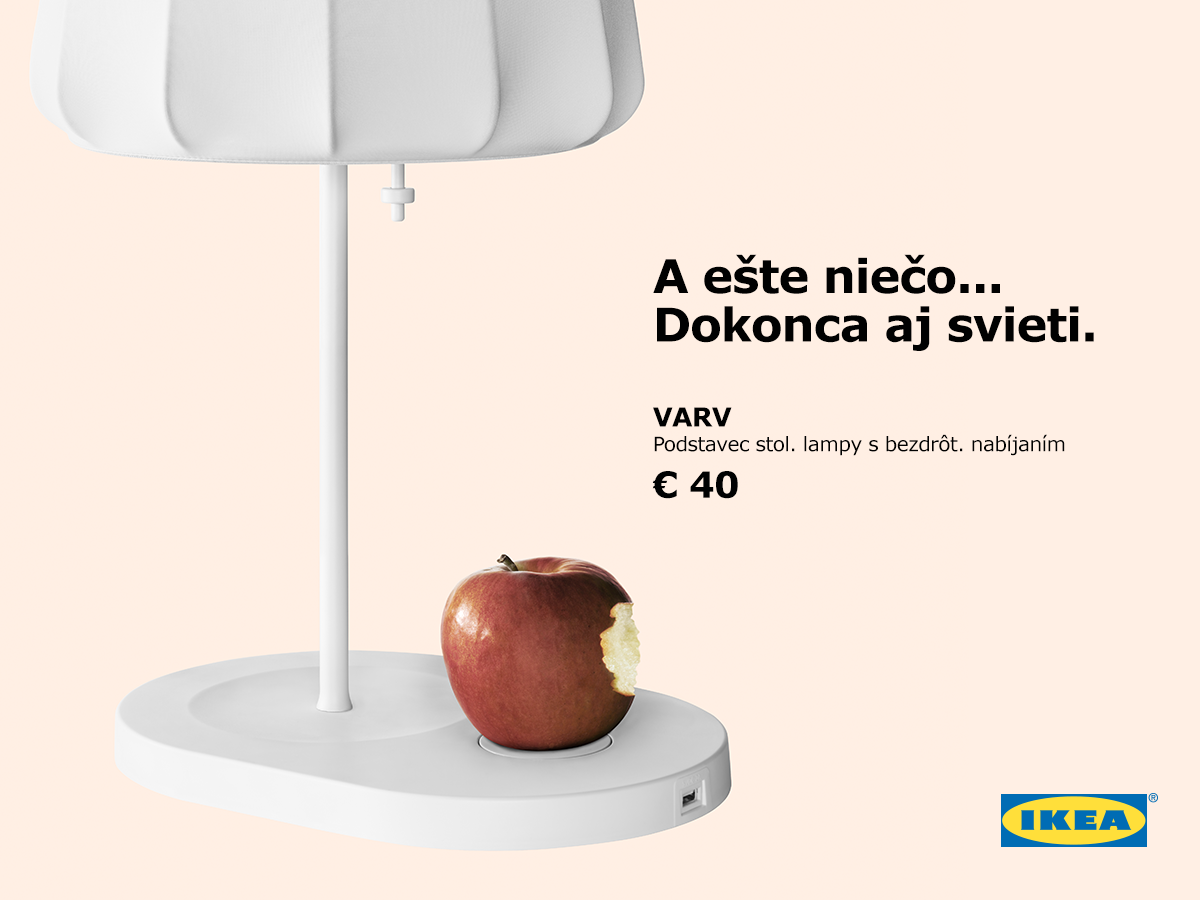 ikea lamp advertisement