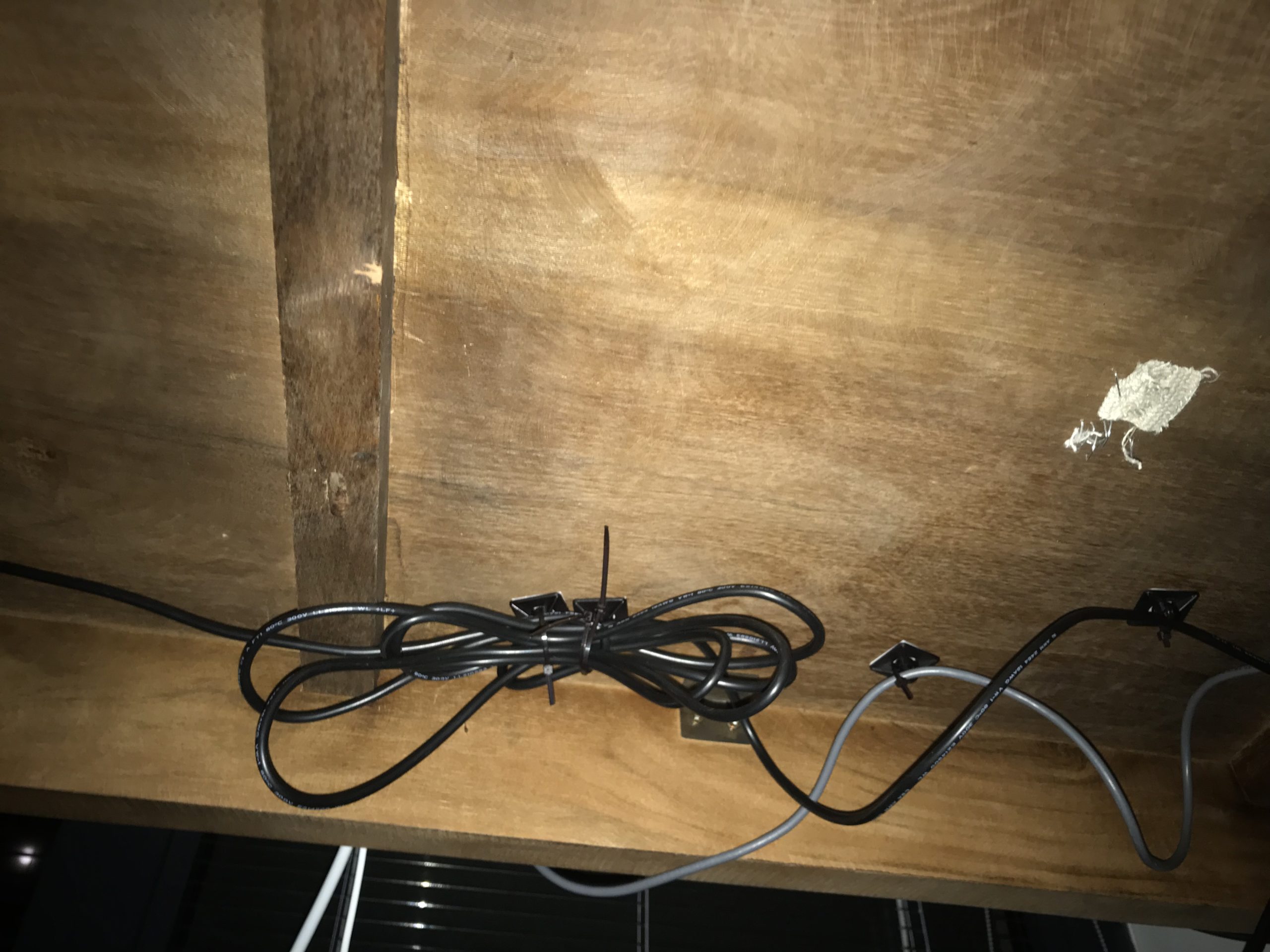 under desk cable management